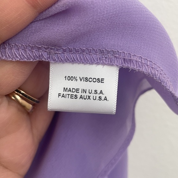 Misa Los Angeles Liliac Ilune Wrap dress ruffle tiered sleeveless midi S NWT - Picture 9 of 12